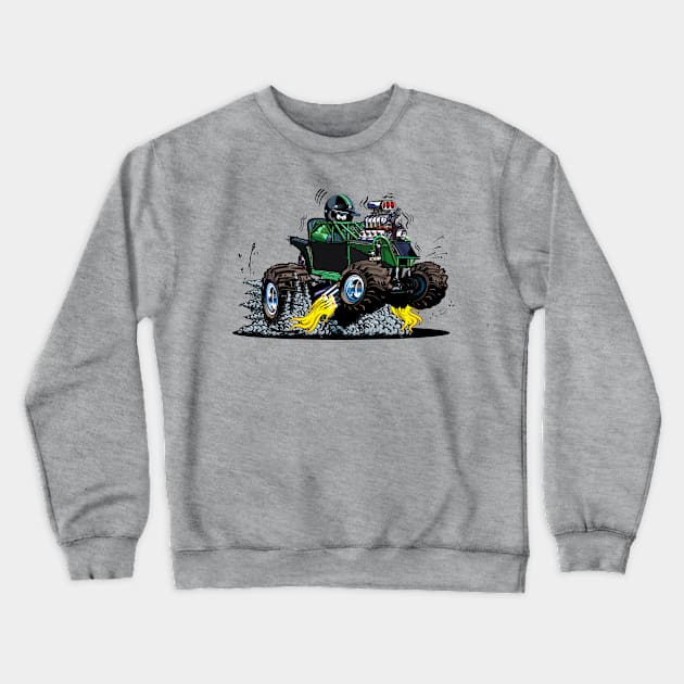 Cartoon Buggy Crewneck Sweatshirt by Mechanik